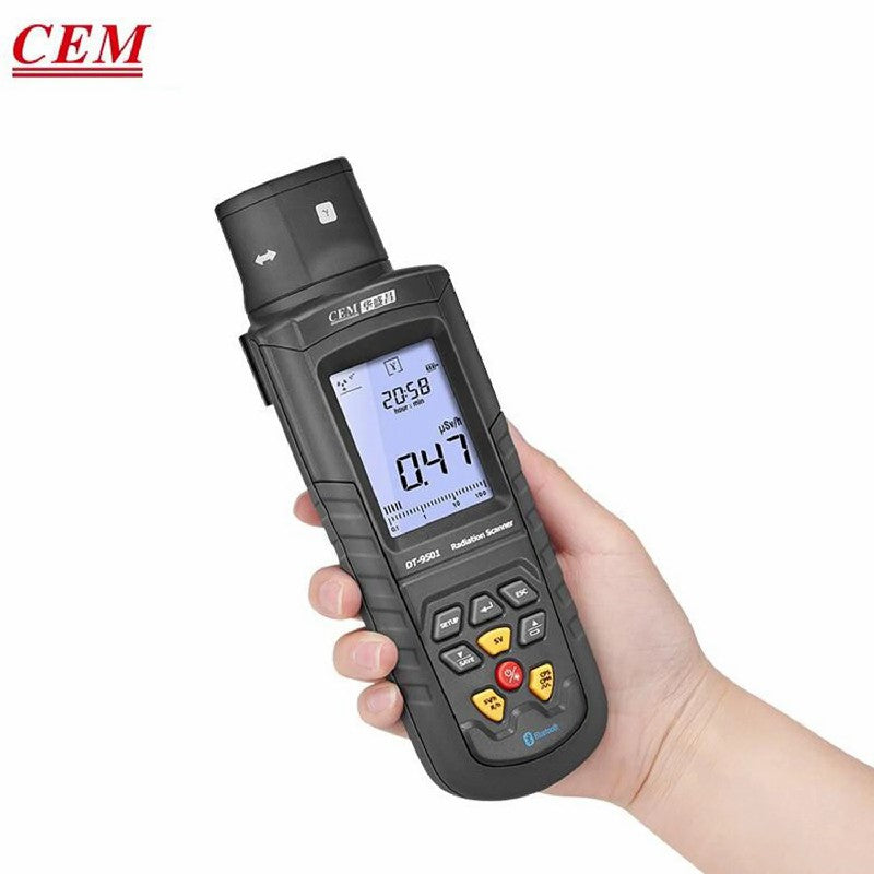 CEM DT-9501 Nuclear Radiation Detector Nuclear Radiation Detectionof Radio active Substances α、β、γ、X-ray Detector Alarm CEM DT-9501 Nuclear Radiation Detector Nuclear Radiation Detectionof Radio active Substances α、β、γ、X-ray Detector Alarm